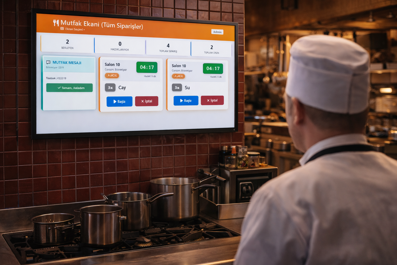 Mutfak Ekranı